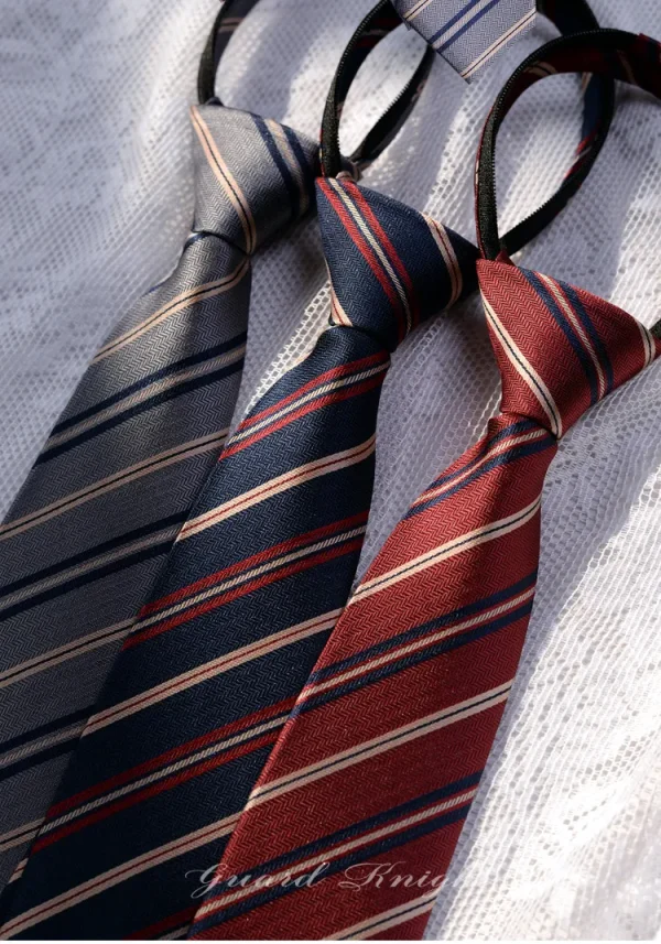 uniform stripe necktie for poromotion_详情_03